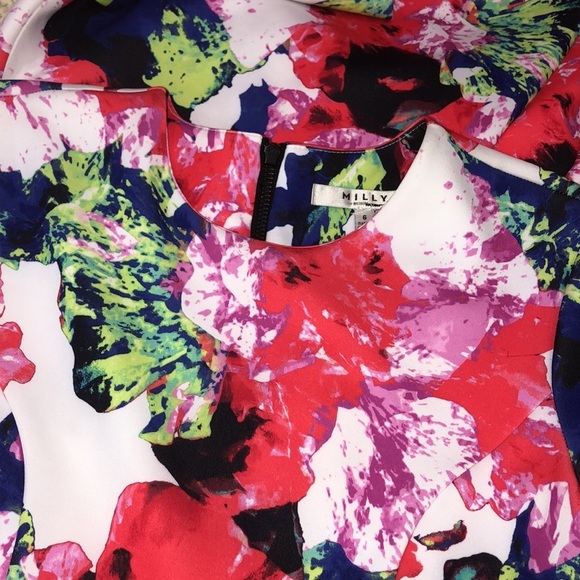 Milly for Design Nation size 6 summer floral dress - Picture 6 of 7
